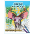 Color Quest Color by Number Animals: Jumbo Adult Coloring Book for Stress Relief