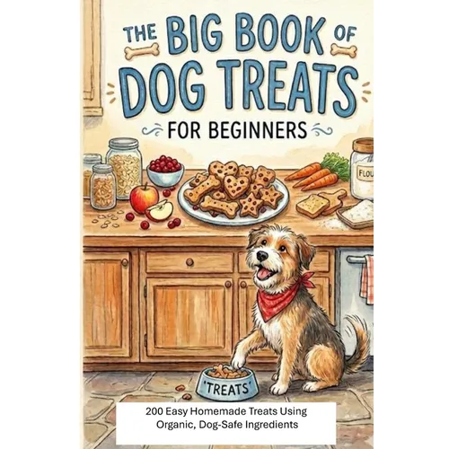 The Big Book of Dog Treats for Beginners: 200 Easy Homemade Treats Using Organic, Dog Safe Ingredients