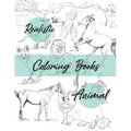 Realistic animal coloring books: coloring book