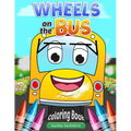 Wheels on the Bus: Nursery Rhyme Story & Coloring Book for children's