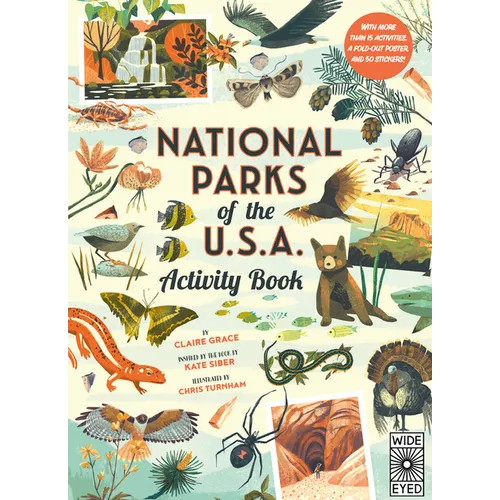 National Parks of the Usa: Activity Book: With More Than 15 Activities, a Fold-Out Poster, and 50 Stickers!