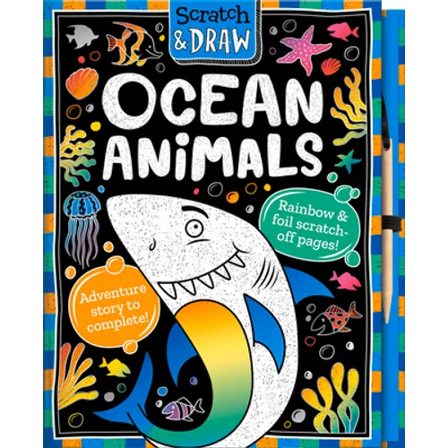 Scratch and Draw Ocean Animals