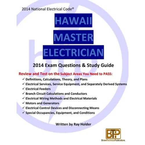 Hawaii 2014 Master Electrician Exam Questions and Study Guide