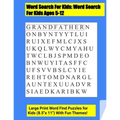 Word Search For Kids: Word Search For Kids Ages 5-12 . Large Print Word Find Puzzles for Kids (8.5"x 11") With Fun Themes!