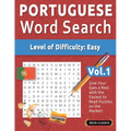 Portuguese Word Search - Level of Difficulty: Easy - Vol.1 - Delta Classics - Give Your Eyes a Rest with the Easiest to Read Puzzles on the Market!