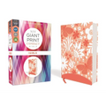 Niv, Giant Print Compact Bible for Girls, Leathersoft, Coral, Red Letter Edition, Comfort Print