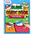 Blank Comic Book For Kids: Sketch Your Own Comics - 110 Unique Blank Comic Pages - A Large 8.5" x 11" Sketchbook For Kids To Express Creative Com