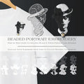 Beaded Portrait Embroidery: Step-by-Step Guide to Creating Black & White Portrait for Applique: Elevate Your Wardrobe with Easy-to-Follow Beading