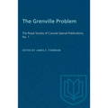 The Grenville Problem: The Royal Society of Canada Special Publications, No. 1