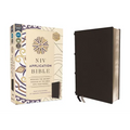 NIV Application Bible, Genuine Leather, Calfskin, Black, Red Letter, Comfort Print: Bringing the Ancient Message of the Bible Into Your World