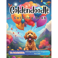 Goldendoodle coloring book: 50 fun facts about golden doodle for adult & kids