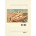 Vintage Lined Notebook Seashell Greetings from Stuart, Florida