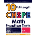 10 Full Length CHSPE Math Practice Tests: The Practice You Need to Ace the CHSPE Math Test
