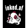 inked.af: Tatoo Artist Sketch Book - Gift For People With Tatoos - Paperback With Inappropriate Saying For Ink Lovers