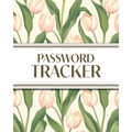 XL Large Print Password Tracker (Pink Tulips): 8"x10" 450+ Alphabetical Password Logbook for Easy Organization; Perfect for Seniors with its 16 pt Fon