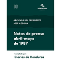 Notas de Prensa abril-mayo de 1987: Archivos del presidente José Azcona