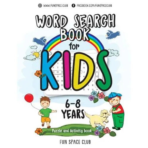 Word Search Books for Kids 6-8: Word Search Puzzles for Kids Activities Workbooks age 6 7 8 year olds