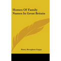 Homes Of Family Names In Great Britain