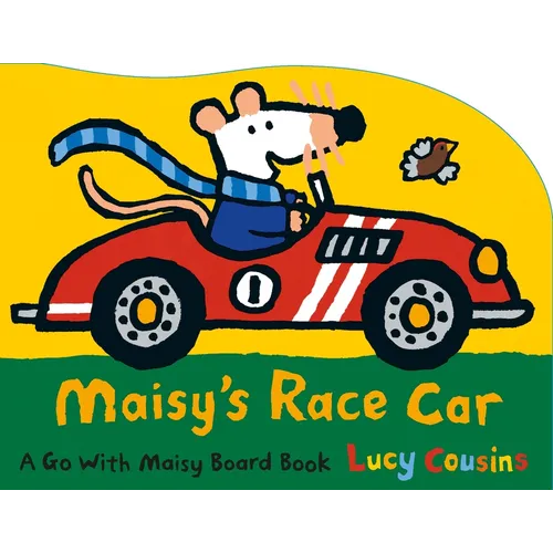 Maisy's Race Car: A Go with Maisy Board Book (a Car-Shaped Board Book about Maisy the Mouse's Racing Adventure for Toddlers)