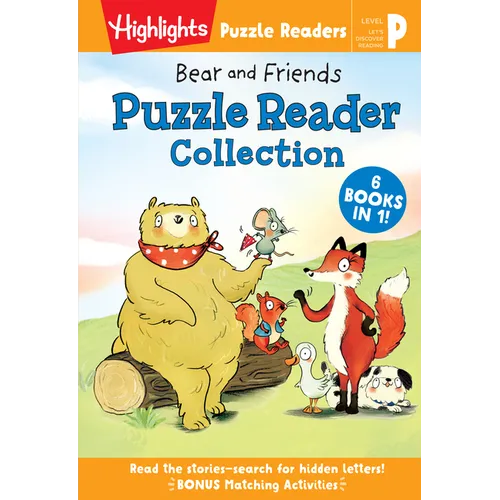 Bear and Friends Puzzle Reader Collection: Level P 6-In-1 Story Collection for Beginner Readers, Early Reading Kids Books with Fun Puzzles
