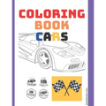 Coloring Book Cars: book activity for adult, antistress, relaxing, detent black page, blank page drawn page 100 pages 8.25 x 11