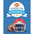 American Football: Coloring Book - A Coloring and Activity Book for Girls and Boys ( Teams - Players - Logos and More )
