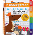 Ready to Learn: Kindergarten Write and Wipe Workbook: Addition, Subtraction, Sight Words, Letter Sounds, and Letter Tracing