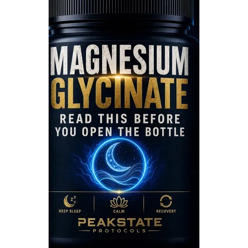 Magnesium Glycinate: Read This Before You Open the Bottle - The Complete Protocol for Deep Sleep, Calm, and Recovery