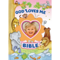 God Loves Me Bible, Newly Illustrated Edition: Photo Frame on Cover