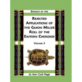 Extract of the Rejected Applications of the Guion Miller Roll of the Eastern Cherokee, Volume 3
