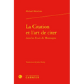 La Citation Et l'Art de Citer