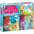 My First Baby Books: 3-In-1 Box Set with Cloth Book, Bath Book & Stroller Book Soft Baby Books for Toddlers 1-3, Newborn Baby Gifts, Early Learning De