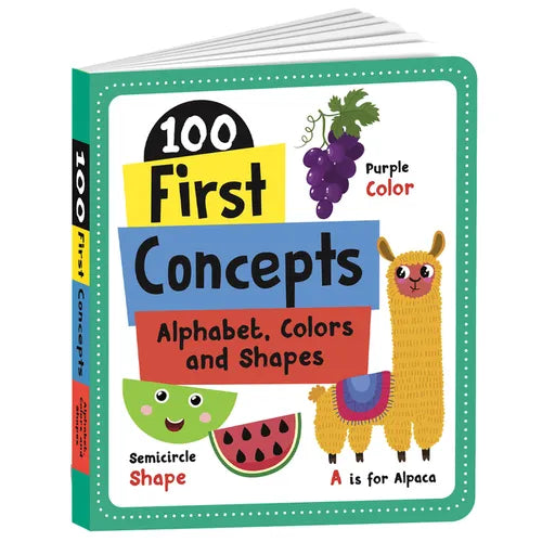 100 First Concepts: Alphabet, Shapes and Colors: Board Book of First 100 Important Concepts for Preschool Kids, Toddlers [Penguin Early Learning Serie