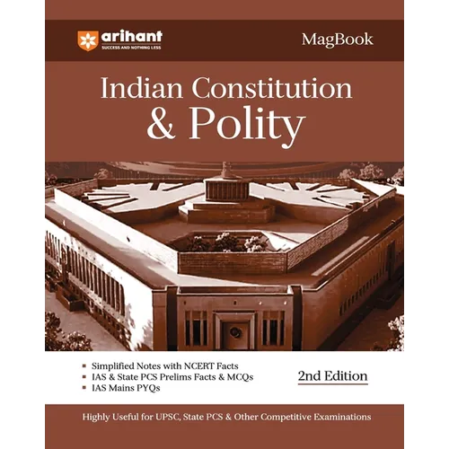 Arihant Magbook Indian Constitution & Polity for UPSC Civil Services IAS Prelims / State PCS & other Competitive Exam IAS Mains PYQs