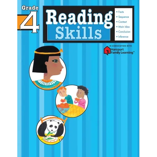 Reading Skills: Grade 4 (Flash Kids Harcourt Family Learning) - Paperback