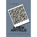 A New Article: Volume I Book One