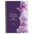 NLT Holy Bible Everyday Devotional Bible for Women New Living Translation, Purple Floral Printed