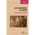De Saratov à Paris: Chronique d'exil