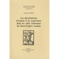 Les Distributions d'Argent Et de Nourriture Dans Les Villes Italiennes Du Haut-Empire Romain