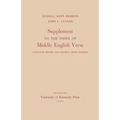 Supplement to the Index of Middle English Verse: Carleton Brown and Rossell Hope Robbins