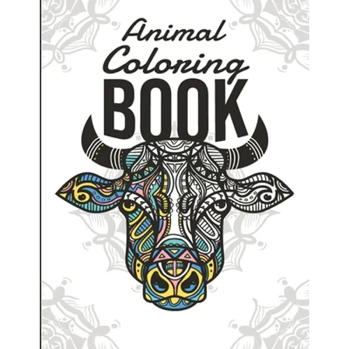 Animal Coloring Book: Coloring book for adults and adolescents - Mandalas - Anti-stress, relaxation, relaxation - Large format