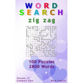 Word Search: Zig Zag, 100 Puzzles, 2800 Words, Volume 17, Compact 5"x8" Size