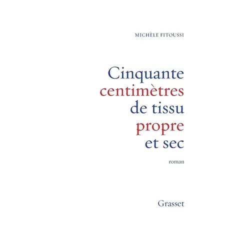 Cinquante centimètres de tissu propre et sec