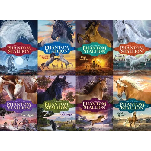 Phantom Stallion Untamed Collected Set: The Wild One; Mustang Moon; Dark Sunshine; The Renegade; Free Again; The Challenger; Desert Dancer; Golden Gho