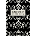 Gin Rummy Score Book: 6x9, 110 pages, Keep Track of Scoring Card Games Black