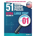 Sam's Extra Large Print Word Search Games - 51 Word Search Puzzles, Volume 1: Brain-stimulating puzzle activities for many hours of entertainment