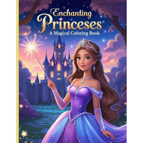 "Enchanting Princesses: A Magical Coloring Book for Kids