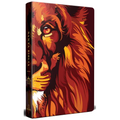 Biblia Rvr 1960 Letra Grande Tamaño Manual, TD León de Judá Marrón (Edición Cantos Pintados) / Spanish Bible Rvr 1960 Handy Size Large, Hardcover Lion