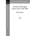 A History of the Upper Guinea Coast, 1545-1800