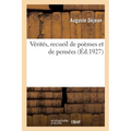 Vérités, recueil de poèmes et de pensées